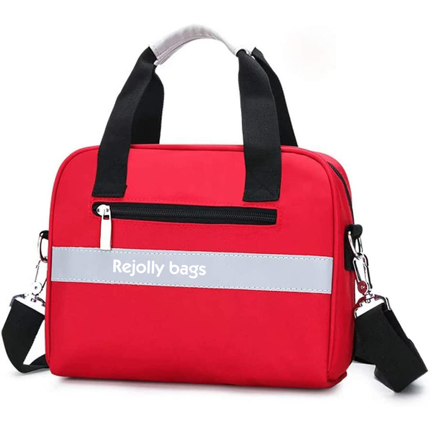 Waterproof Oxford Cloth Compact and Lightweight First Aid Emergency Survival Kit with Detachable Shoulder Strapinsulation Refrigerated Bag