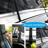 Carrier Bag with 100% Waterproof Zipper and Rain Flap 15 Cubic FT for Cars with or Without Racks Car Rooftop Cargo Bag