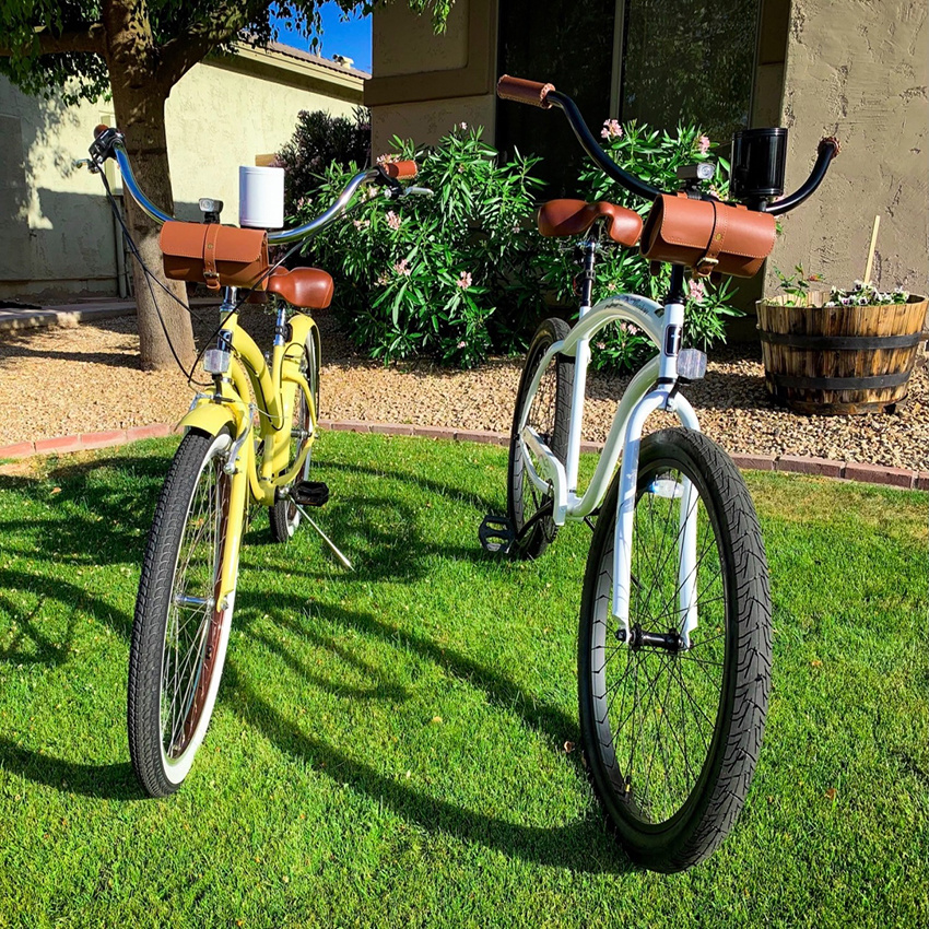 Bicycle Bags Handlebar Under Seat Mountain MTB Road Bike Leather Bag for Cell Phone Saddle