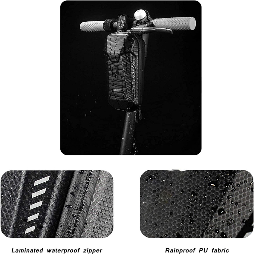 Handlebar Pack Front Pocket Electric Scooter Package Waterproof Folding Bicycle Bag Large