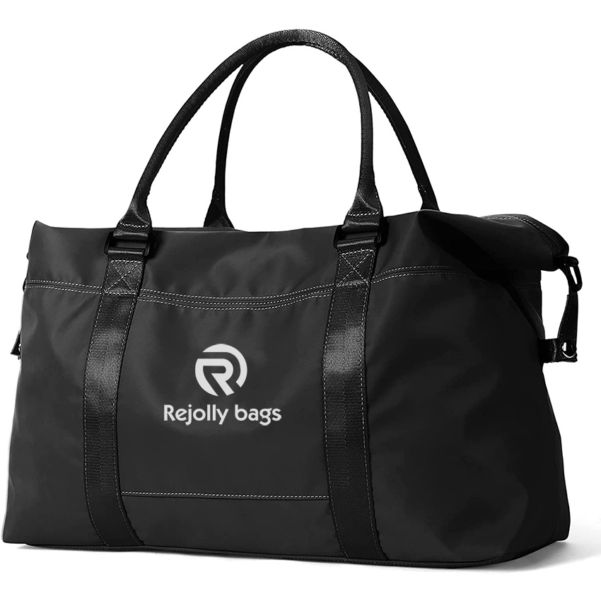 Large Sports Tote Gym Bag, Waterproof Weekender Carry on Overnight Bags for Women with Trolley Sleeve, Expandable Luggage Dry Duffel Bag