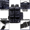 1000d Nylon Storage Outdoor Shoulder Backpack, Cross Body Sling Bag, Mountaineering Fishing Gear Bag