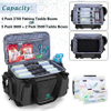 Waterproof Fishing Tackle Storage Bag with Non-Slip Base for Saltwater or Freshwater Fishing Rod Bags
