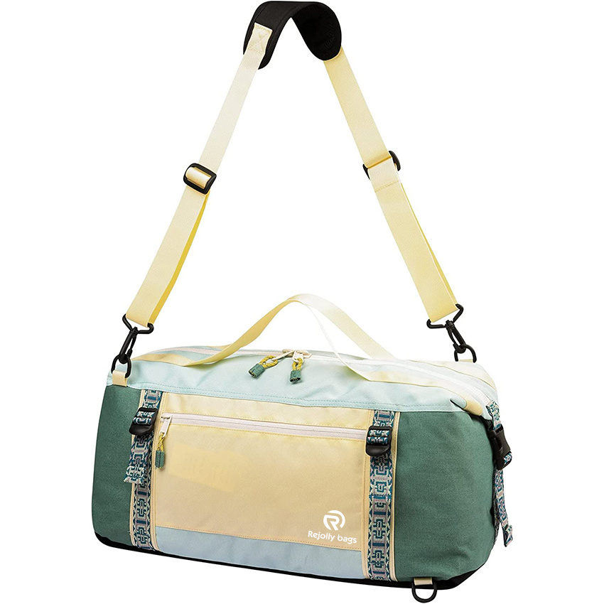 Duffle Bag Convertible Backpack with Detachable Shoulder Straps