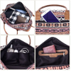 High Quality Canvas Weekender Bag Overnight Travel Carry on Duffel Tote with Shoe Pouch