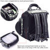 Water Resistant Bag with Rod Water Bottle Holder for Outdoor Camping Hiking Fishing Gear Bag
