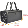 Large Capacity Hanging Eco Polyester Travel Toiletry Bag Makeup Cosmetic With 4 detachable Removable Cosmetic Bag RJ21677