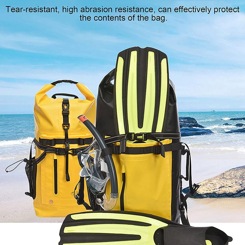 Diving Swimming Backpack Waterproof PVC Outdoor Flippers Storage Bag for Drifting