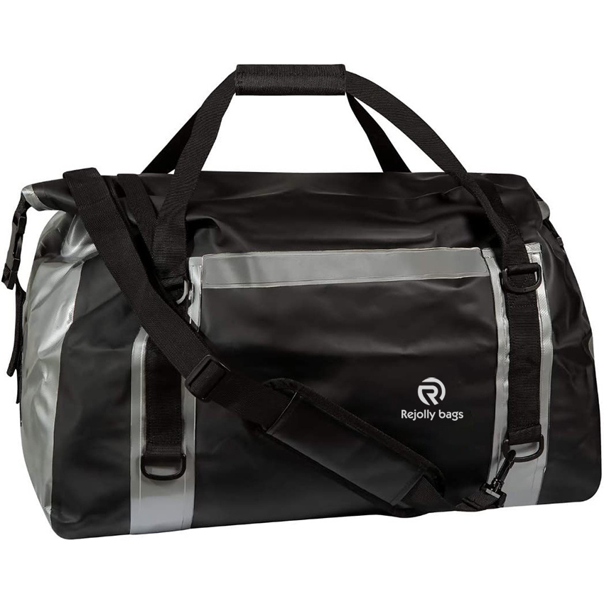 60L Extra Large Waterproof Bag with Durable Compression Straps & Handles for Surf Paddle Dive Snowboard Kayak Bag