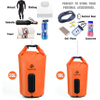 Heavy Duty Waterproof Dry Backpack for Boating Kayaking Fishing Rafting Swimming Floating and Camping Bag