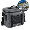 Portable Softsided Insulated Dry Cooler Backpack for Camping, Fishing and Beach Bag