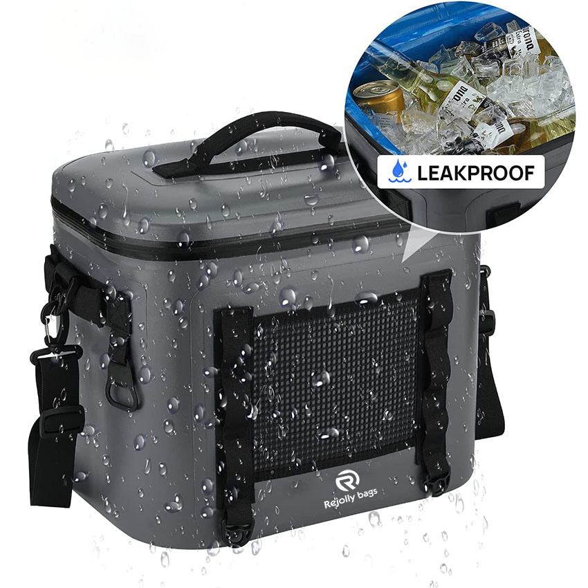 Portable Softsided Insulated Dry Cooler Backpack for Camping, Fishing and Beach Bag