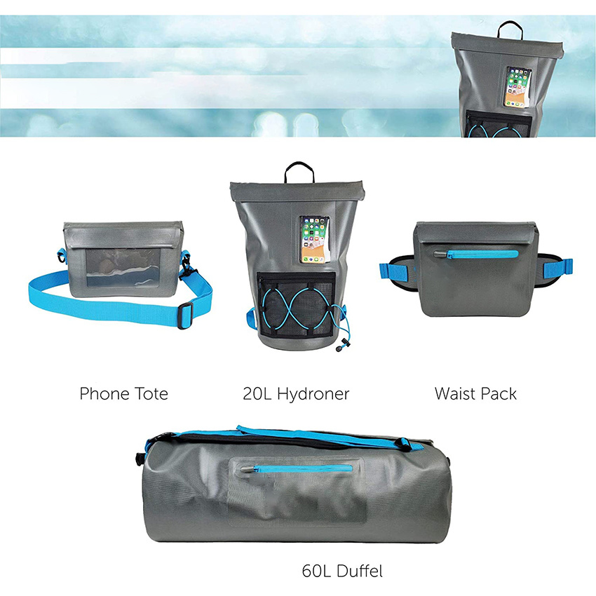 Waterproof Backpack Lightweight Dry Bag Floating Outdoor for Kayaking Swimming Camping