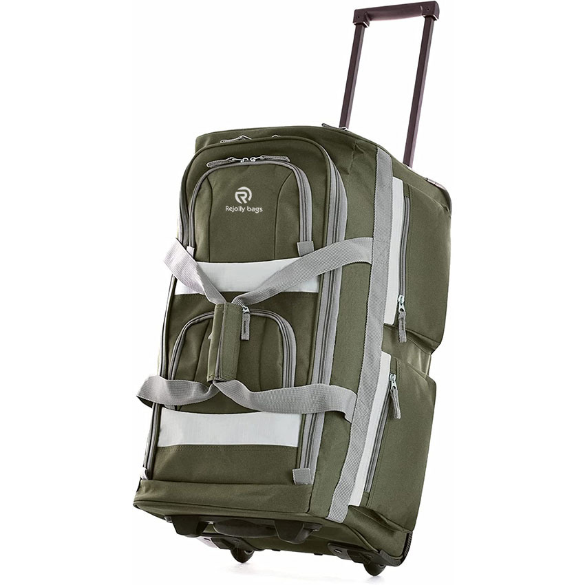 Large Rolling Duffel Durable Luggage with Wheels Bag
