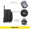16-Inch Laptop Rolling Case with Quick Access Pocket for Business Roller Bag