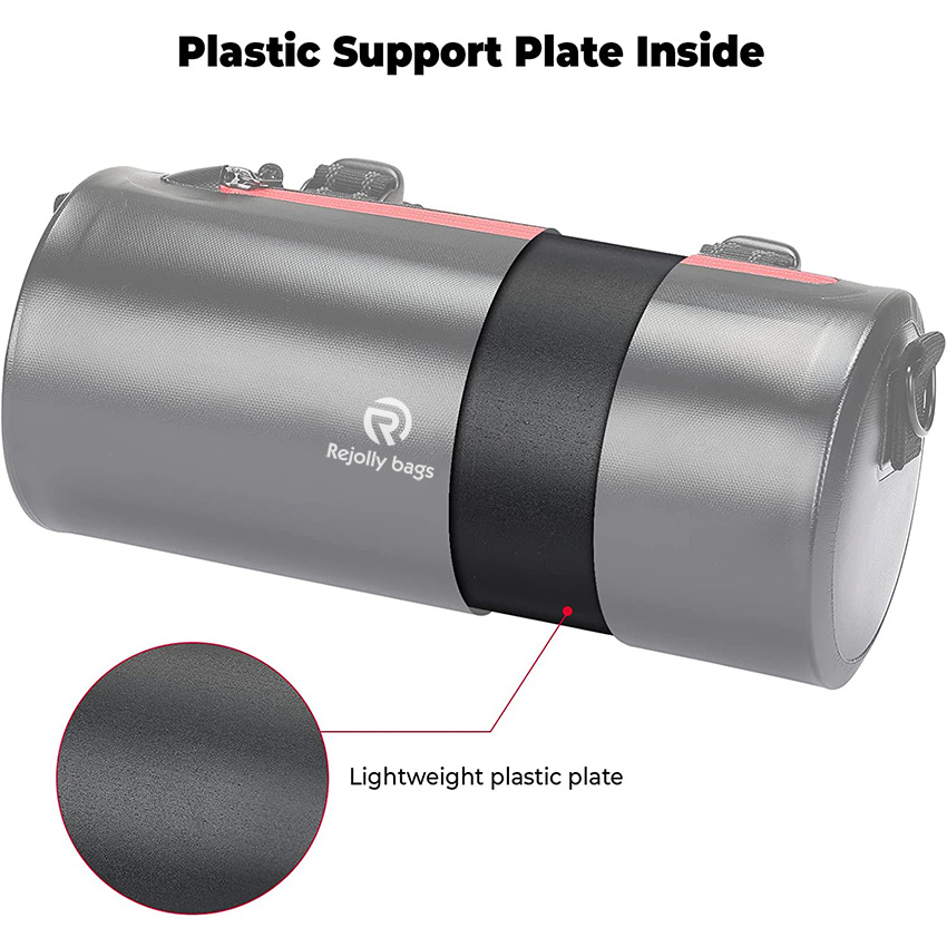 Universal Motorcycle Handlebar Bag Waterproof with Shoulder Strap Saddlebag Motorcycle Barrel Roll Tool Bag