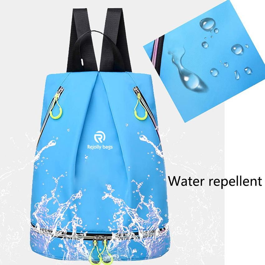 Backpack Gym Bag Shopping Swim Walking Climbing Fishing Traveling Cycling Beach Waterproof Cosmetic Swimming Bag Dry and Wet Separate Storage