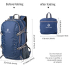 40L Water Resistant Lightweight Hiking Backpack for Camping Packable Waterproof Daypack Travel Bag