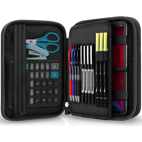 Big Capacity Storage Pouch Marker Pen Pencil Case Simple Stationery Bag High School Office Pen Bag RJ21645