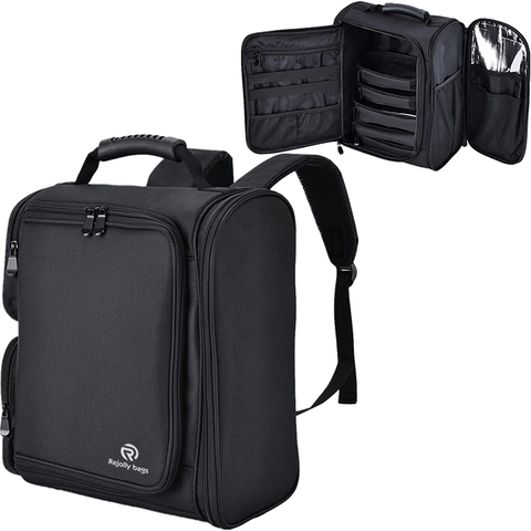 Extra Large Makeup Case Cosmetic Travel Makeup Bag Professional Makeup Artist Train Case Backpack Travel Cosmetic Bag RJ21687