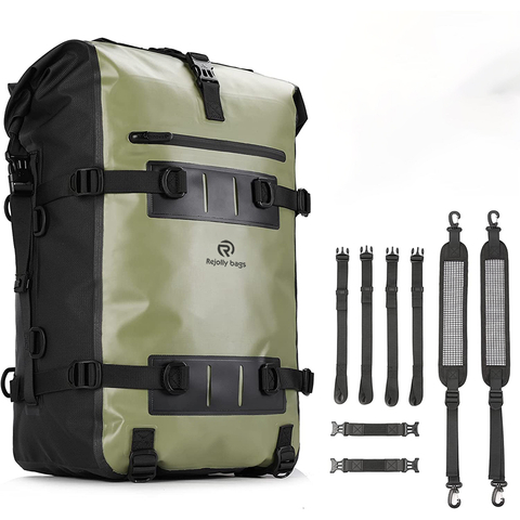 Waterproof Motorcycle Rear Seat Backpack Multifunctional Dry Rear Rack Trunk Bag RJ228351