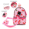 Simple and Lovely Pink Lunch Bag Durable Food Insulated Bag Weekend Picnic Bag