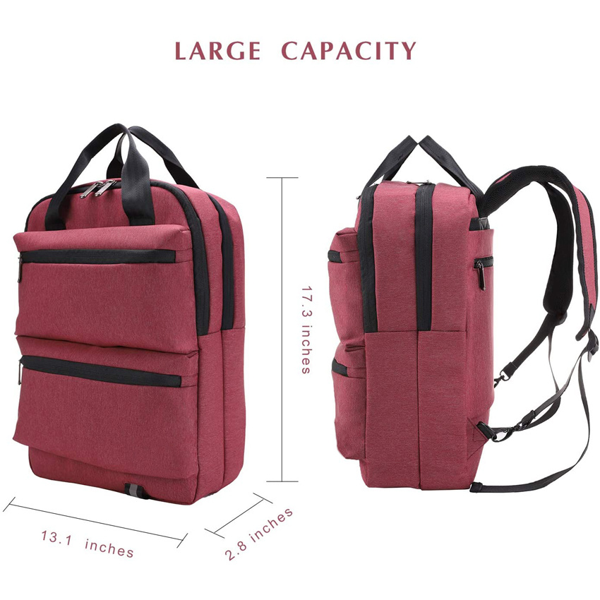 Slim Computer Backpacks Water Resistant Casual Bookbag Travel Work Carry on Backpack Casual Daypack