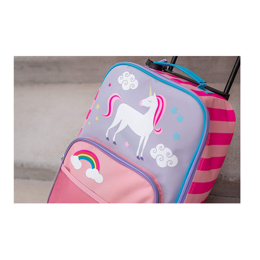 Lovely Roller Bag Student Luggage Trolley Bag Outdoor Durable Wheels Bag