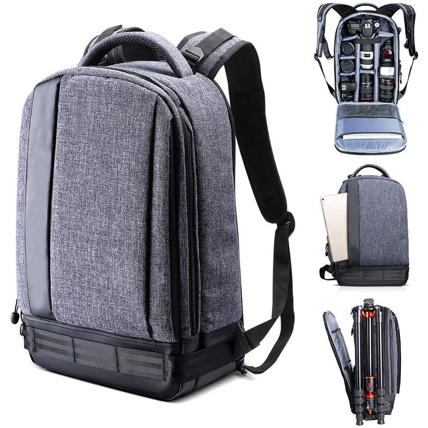 Lightweight Outdoor Backpack Camera Backpack Fashion Canvas Photography Bag