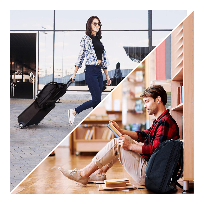 Business Travel Work Backpack Water Resistant Laptop Daypack with USB Charging Port for Men & Women