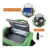 Insulated Dual Compartment Medium Lunch Bag Double Deck Ice Cooler Bag for School Office