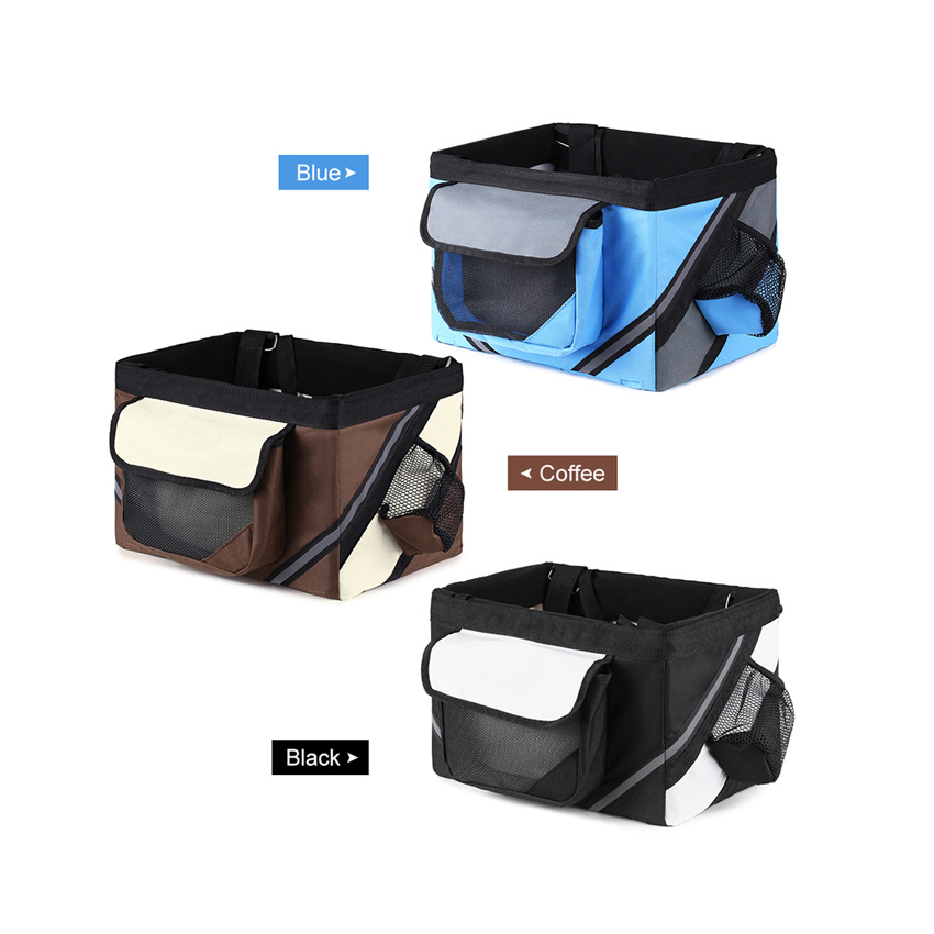 Bike Handlebar Basket Pet Bag Bicycle Front Box Bike Bag Bicycle Front Basket