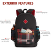 Water Resistant School Backpack for Women Men Travel Backpack Casual Daypack College School Bag