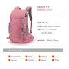 Woman Bicycle Accessories Bags Fashion and Durable Outdoor Travel Bag Pink Hiking Backpack