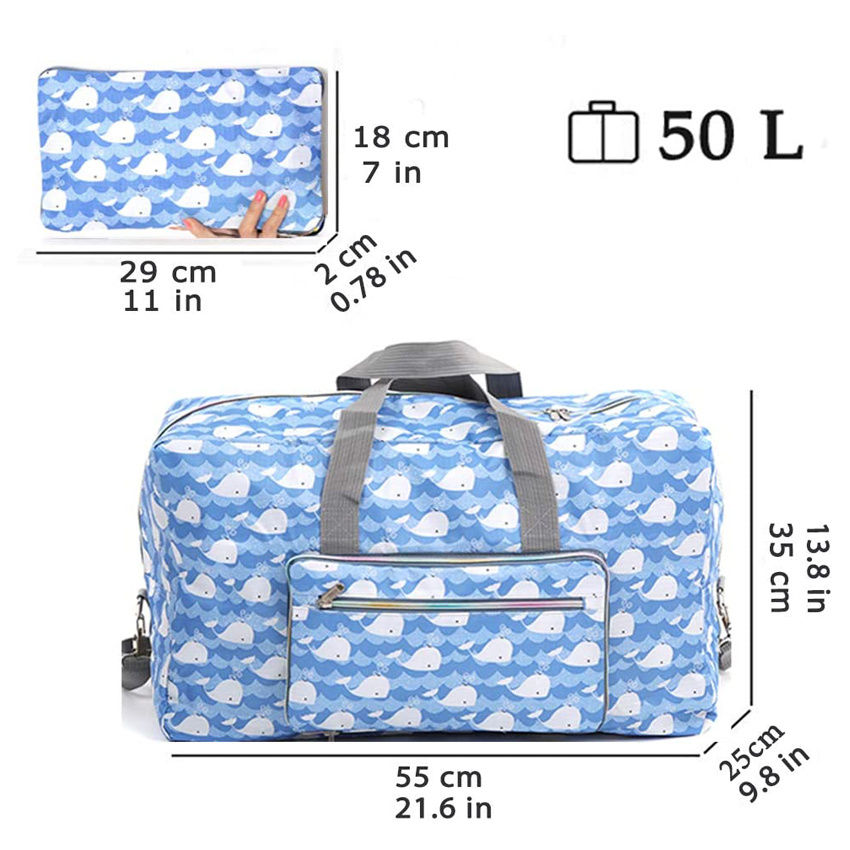 Durable Nylon Foldable Bag Large Capacity Waterproof Travel Tote Bag Wholesale Travel Luggage Bag