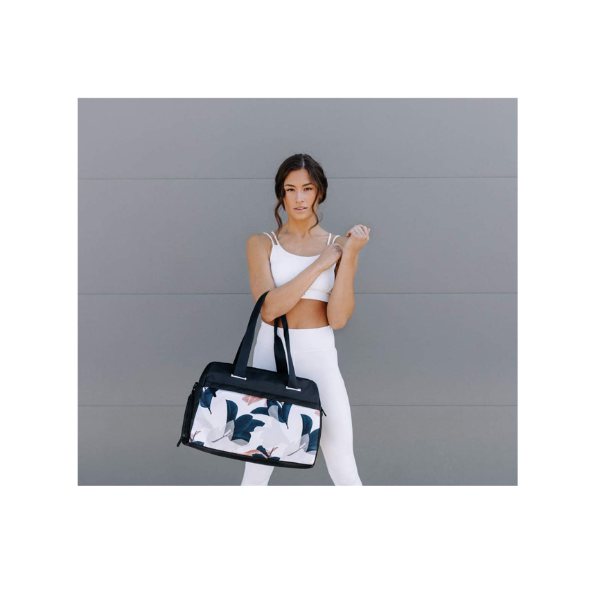 Luggage Handbags Duffel Water-Resistant Gym Bag with Shoe Compartment and Wet-Gear Pocket