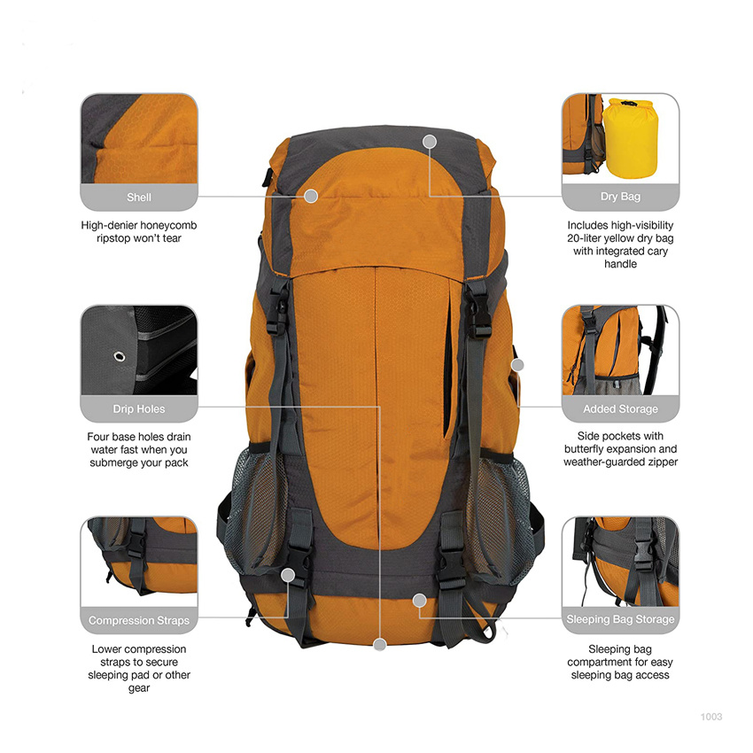 Lightweight Backpack Durable Travel Bag Wholesale Sport Bag Camping Mountaineering Bag