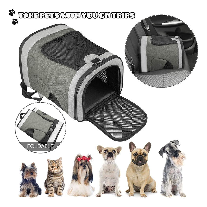 Lightweight Small Pet Bag Portable Dog Cat Outdoor Travel Backpack