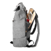 School Backpack, College Student Backpack for Men Women Multipurpose Roll-Top Fashion Rucksack Fits 15.6 Inch Laptops