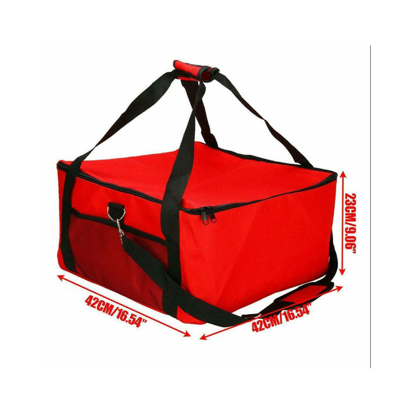 Insulated Food Delivery Bag Ice Cooler Bag Large Capacity Portable Pizza Bag Food Delivery Bag