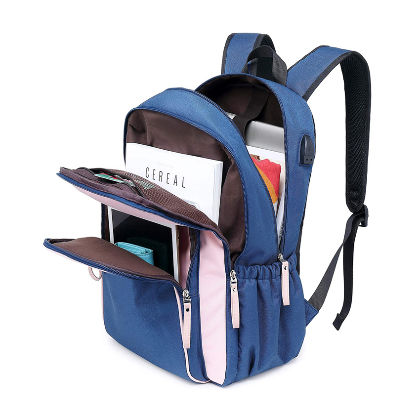 Travel Backpack Casual Daypack Laptop Backpack for Women College Backpack with USB Charging Port