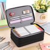 Handy Oxford Colored Pencil Bags Large 72 Slots Pencil Organizer Portable Watercolor Pencil Wrap Pen Bag RJ21658