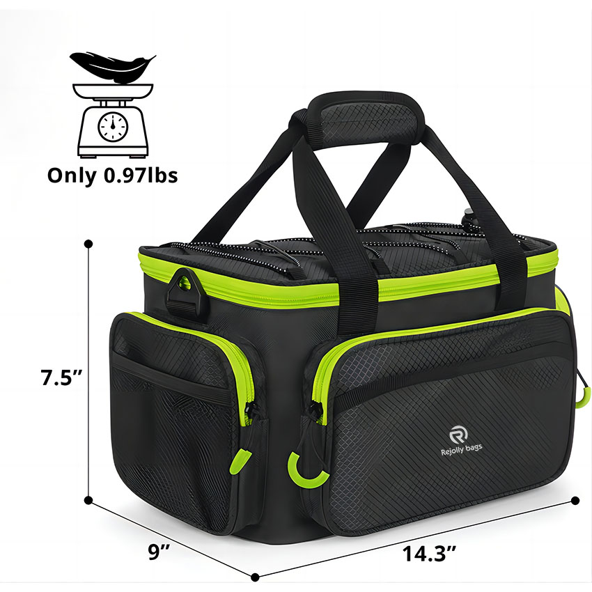 Tough and Water Resistant Fishing Tackle Tote Functional Designer Fishing Rod Bag RJ21786