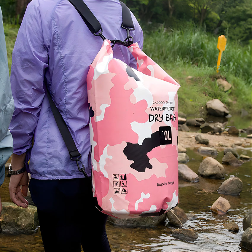  Roll Top Floating Waterproof Storage Backpack Multi-function Durable Dry Bag RJ228354