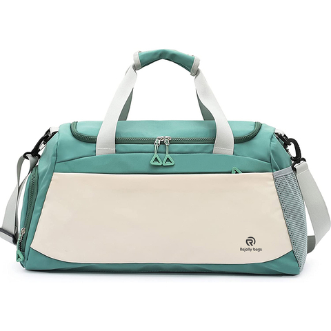 Gym Bag with Shoes & Wet Compartment, Large Waterproof Travel Bag Training Bag Crossbody Bag Weekend Bag Duffle Sports Bag RJ196188