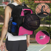 Basketball Equipment Backpack with External Ball Net and Shoe Compartment for Soccer, Basketball and Volleyball Training Ball Bag RJ196109