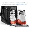 50L Ski Boot Travel Backpack for Ski Helmet, Goggles, Gloves, Skis, Snowboard & Accessories Sports Bag RJ196143