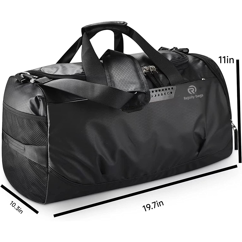 Travel Duffel Bag Sports Gym Bag with Dry Wet Pocket & Shoes Compartment for Women and Men Sports Bag RJ196174