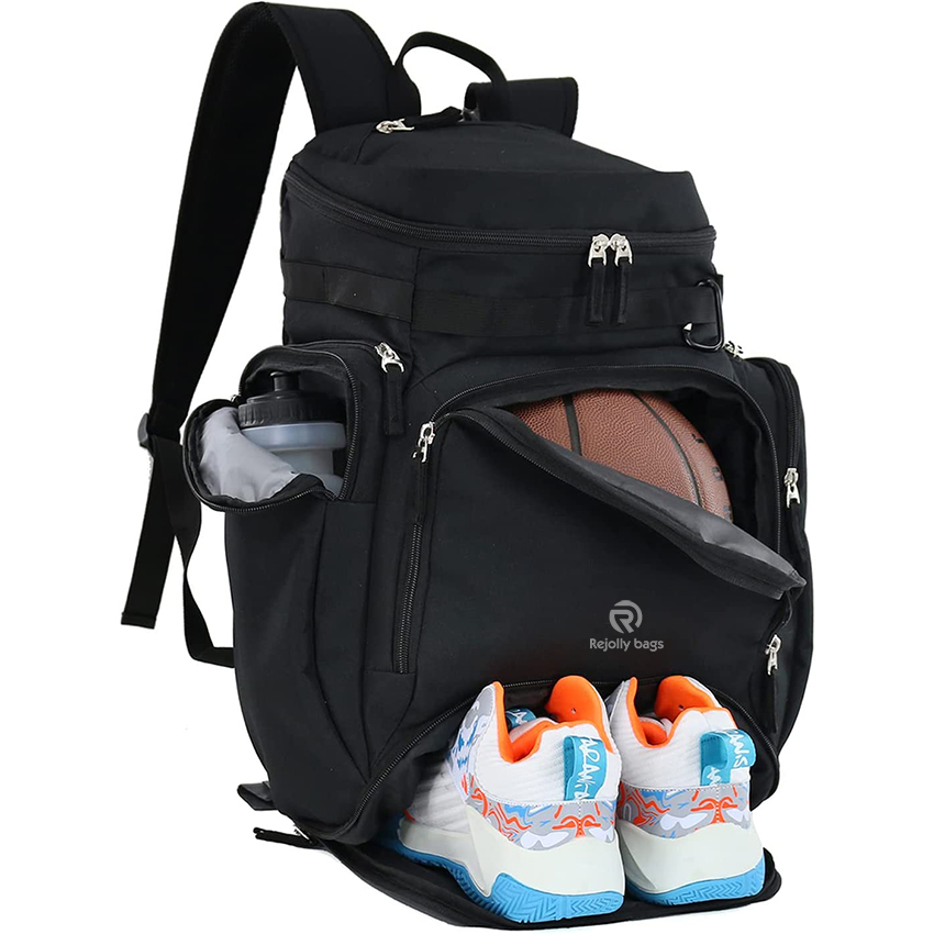 Large shoe and ball compartment, soccer backpack, baseball, softball, volleyball sport backpack bag, travel gym backpack, basketball training equipment Ball Bag RJ196103