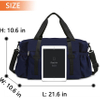 Sports Gym Tote Bag, Large Travel Duffel Luggage Bag, 21" Weekender Overnight Bag with Strap Duffel Bags RJ204230
